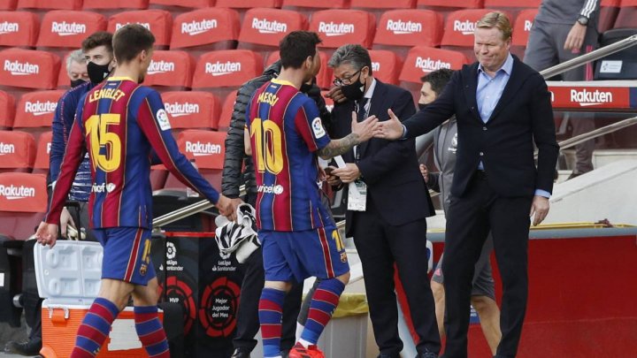 Koeman y Messi