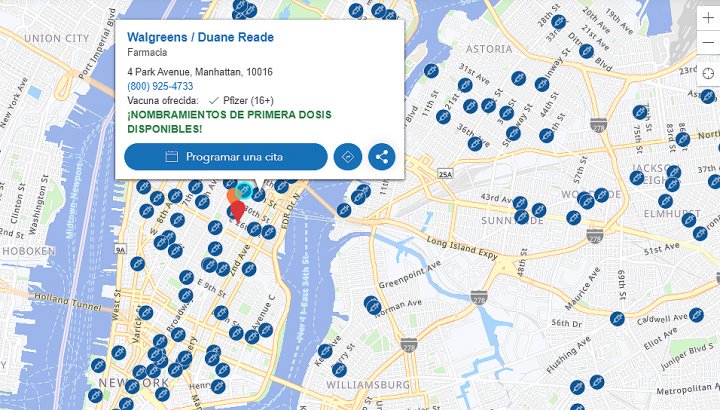 coronavirus vacuna nueva york