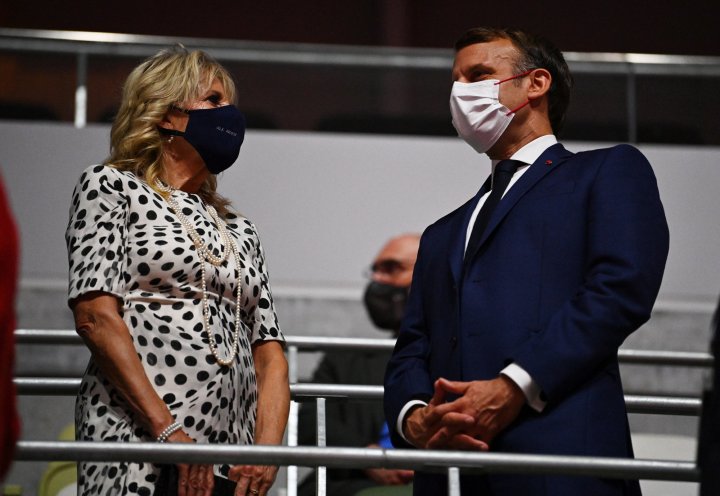 MACRON JILL BIDEN