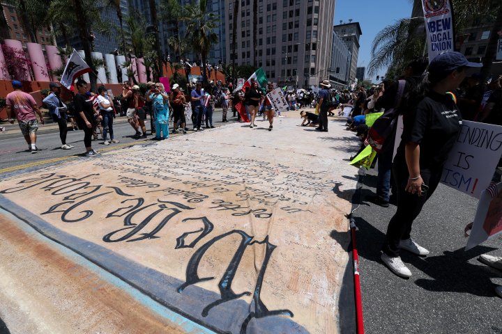 Protestas LA