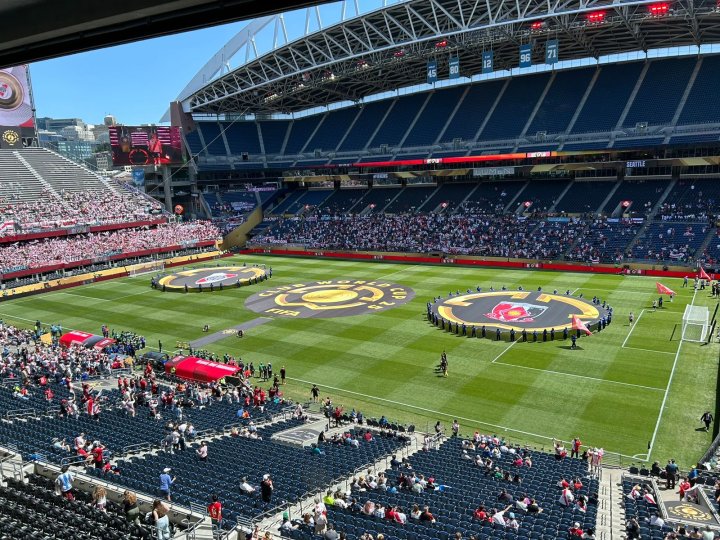 Lumen Fields antes del River vs Urawa