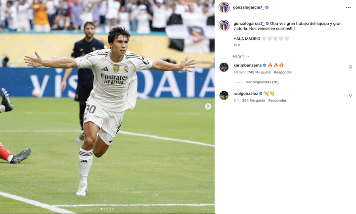 Raúl y Benzema se 'rinden' ante Gonzalo