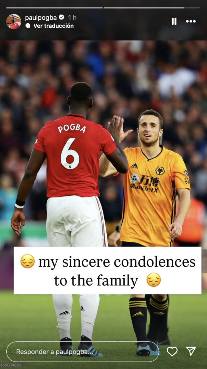 Pogba dice adiós a Jota