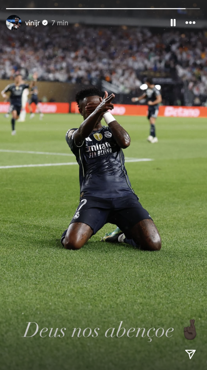 Vinicius está preparado para el partido
