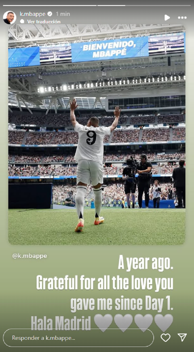 Mbappé rememora su presentación con el Real Madrid