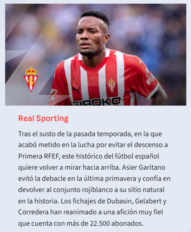 Y otro 'trocito' de la Guía Especial de AS: Sporting