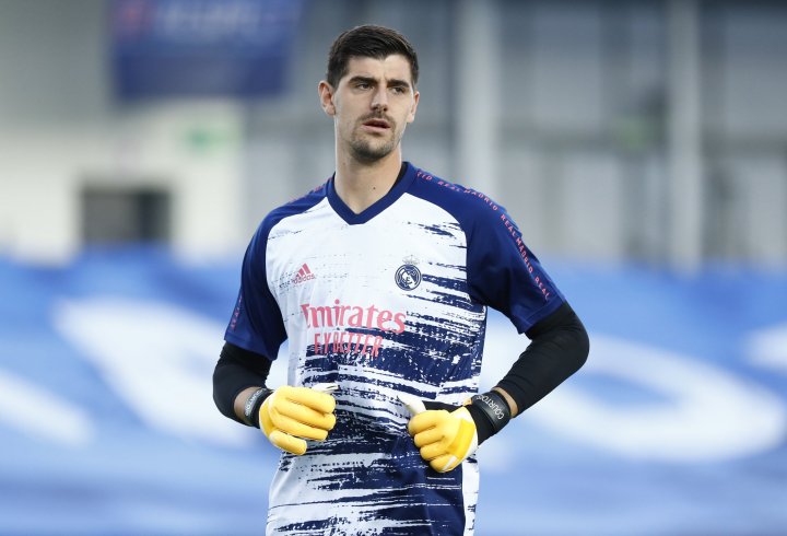 Courtois trains ahead of Champions League tie