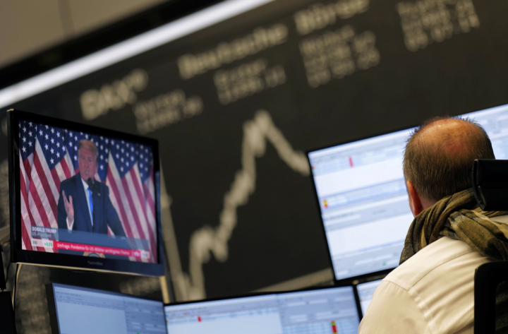 stock market election uncertain states close 2020 USA results trump biden