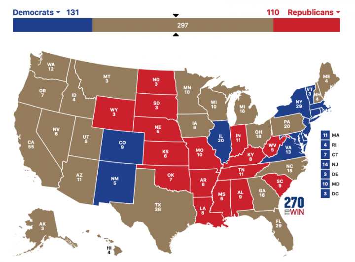 Election Night Map: UPDATE