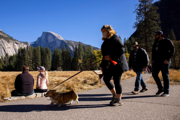 yosemite thanksgiving donald trump covid-19 coronavirus mask mandate california