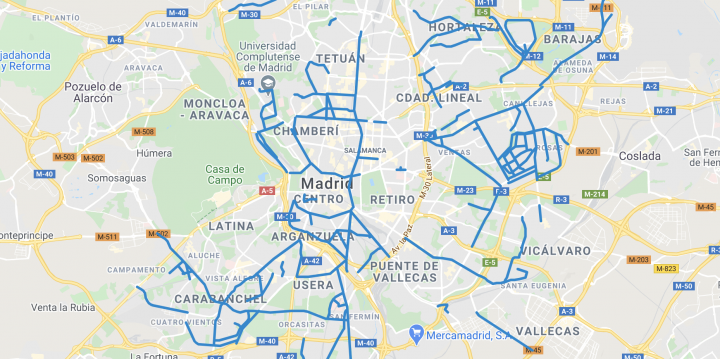 Google activa un mapa con la limpieza de las calles