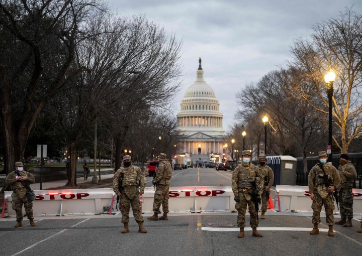 US security US Capitol National Guard