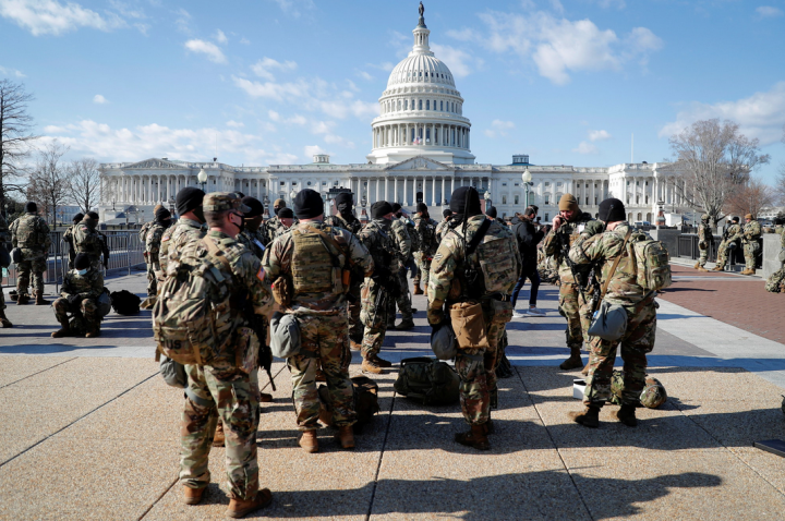 Twelve National Guard removed from inauguration duty: right wing extremist ties