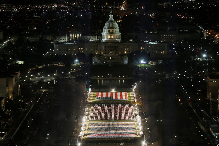 'Field of Flags' Washington DC, US