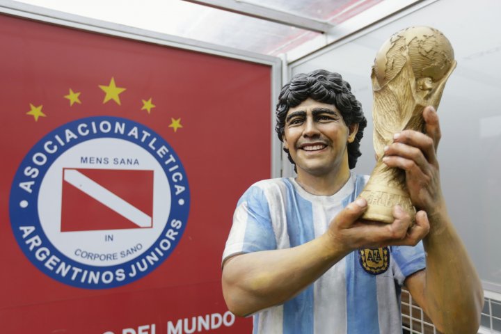 Maradona en La Paternal