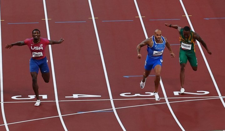 Jacobs wins Men's 100m