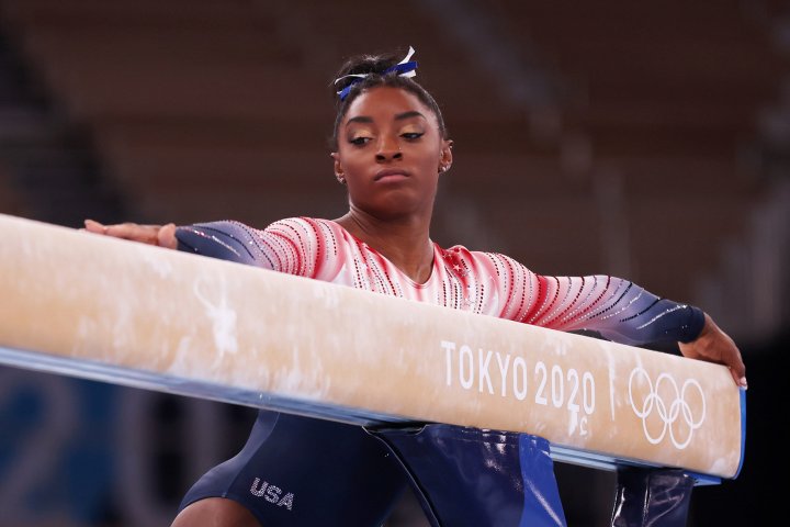 Biles into silver medal position