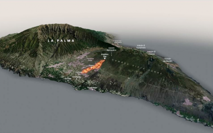Map of La Palma 
