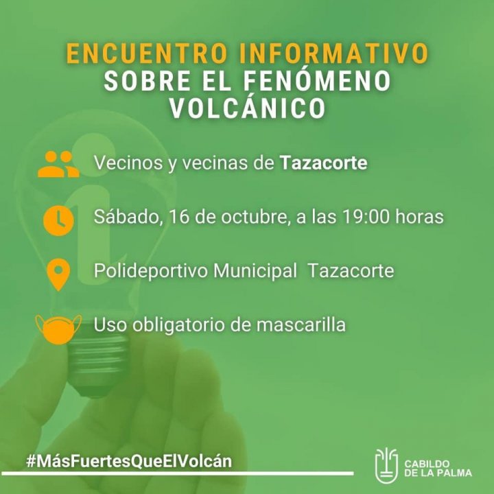 Cartel del encuentro informativo