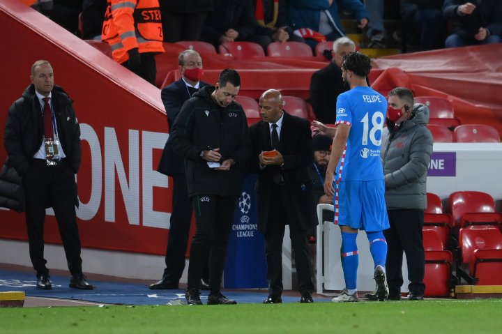 Felipe sending-off