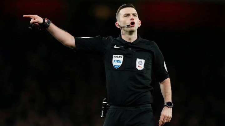 Michael Oliver referee