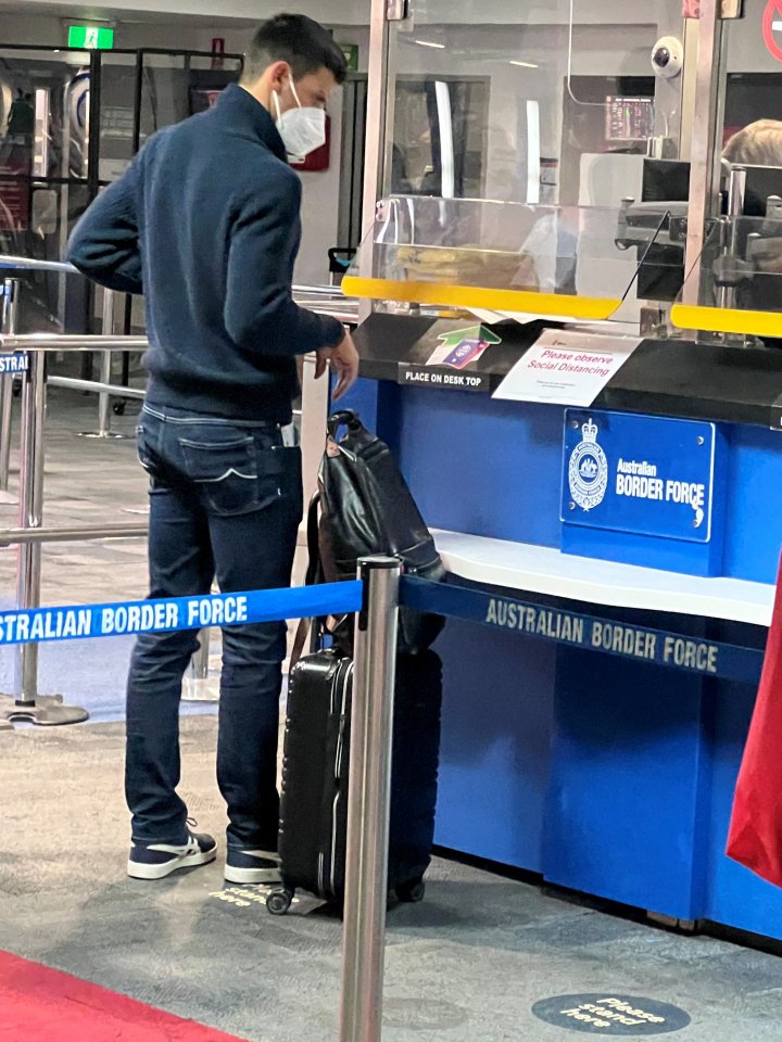 Djokovic llega a Australia