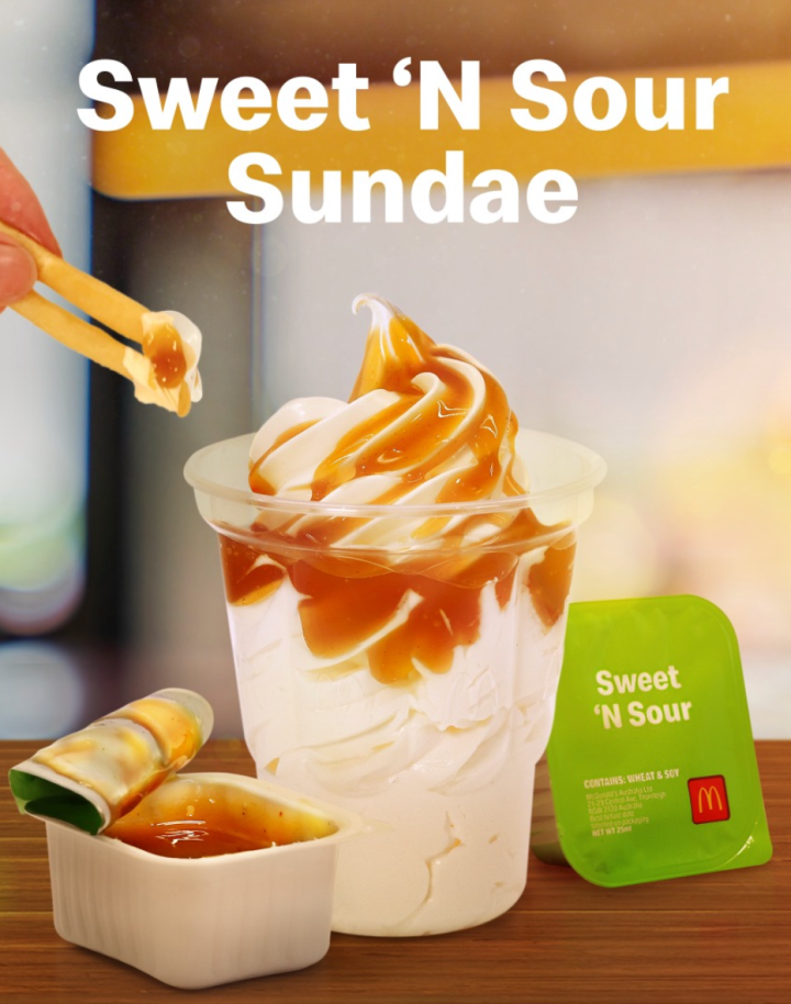 McDonald's one day sweet 'n sour deal