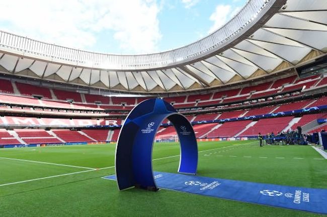 Skies over the Wanda Metropolitano