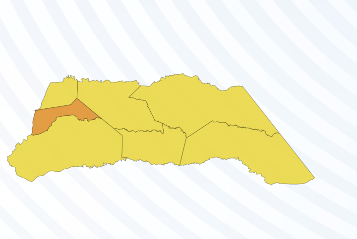 Mapa electoral de Arauca. Registraduría 