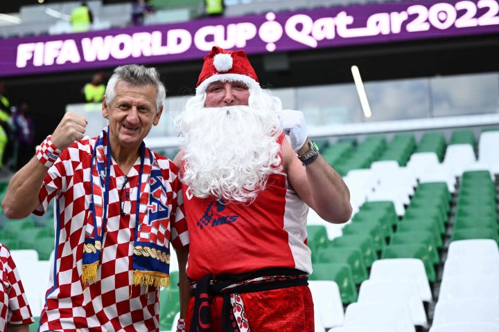 Croatian fans ahead of Brazil game, World Cup 2022