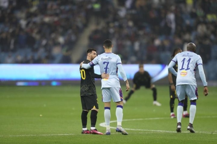 Riyadh XI vs PSG: Messi, Ronaldo and Mbappe score as PSG win exhibition  match - BBC News Pidgin