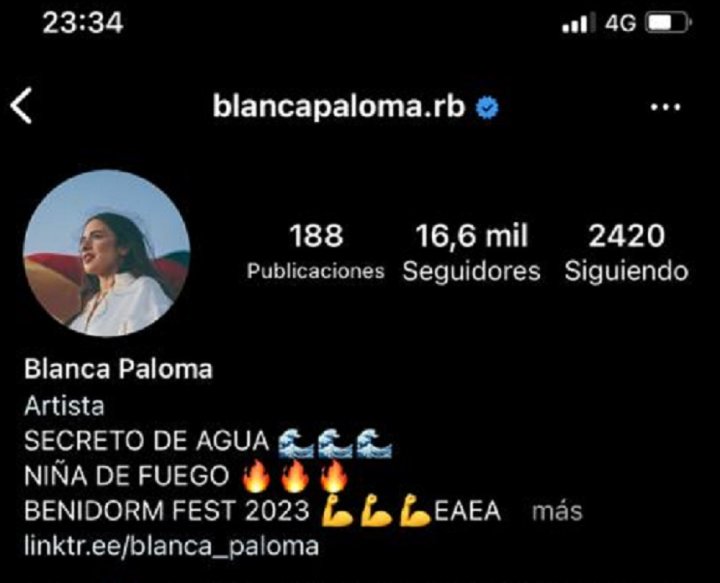 Blanca Paloma Instagram