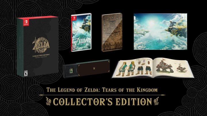 Edición Coleccionista Zelda Tears of the Kingdom