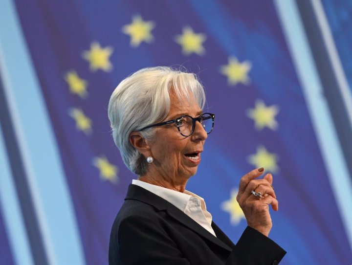 Christine Lagarde es la presidenta del Banco Central Europeo
