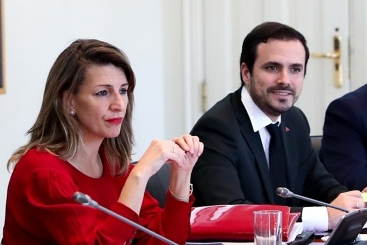 Alberto Garzón y Yolanda Díaz