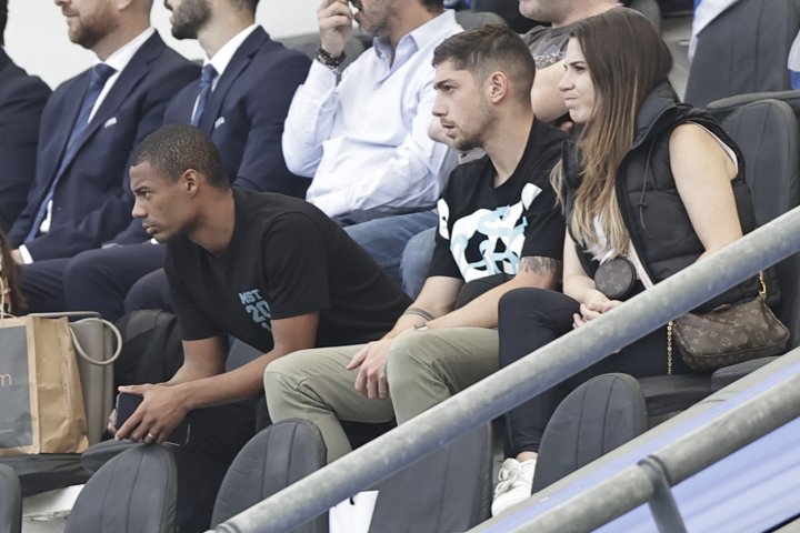 De La Cruz y Valverde en La Plata viendo a Uruguay Sub-20