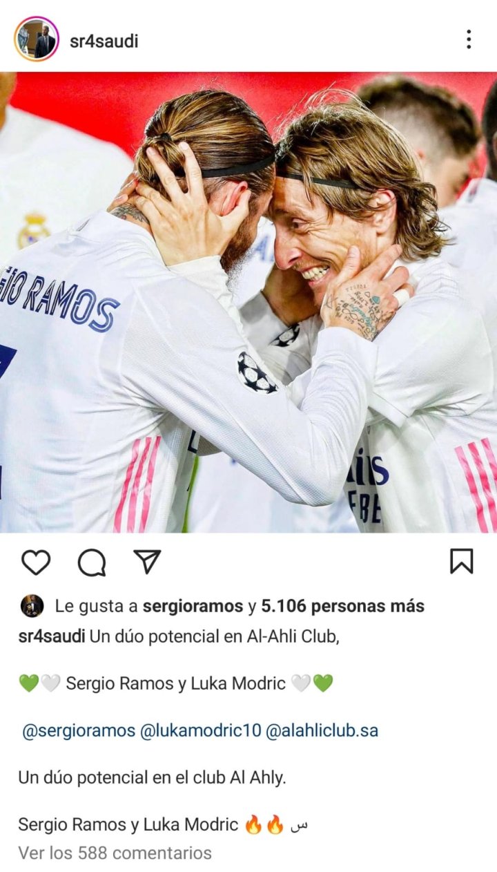 Ramos la 'lía' en Instagram