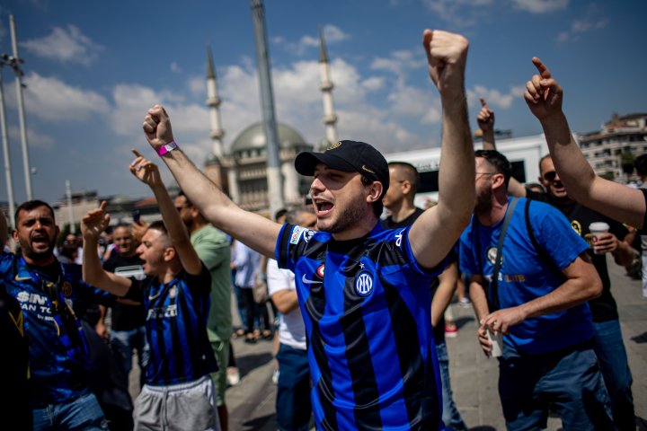 Inter fans Istanbul Champions League final