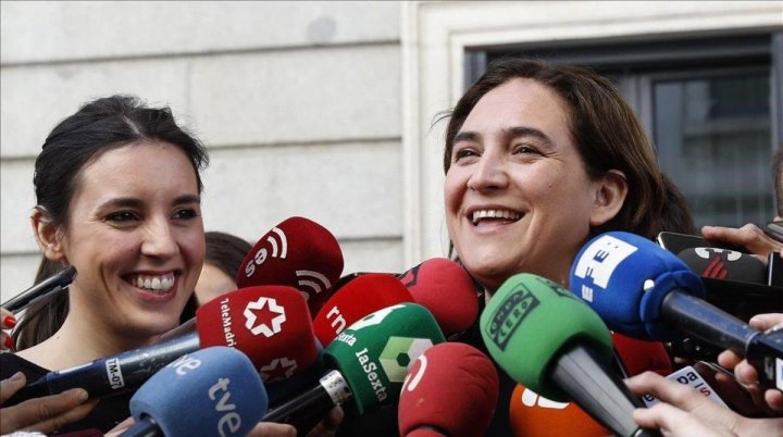 Ada Colau e Irene Montero