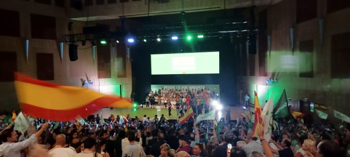 Lleno en Madrid para ver a Abascal