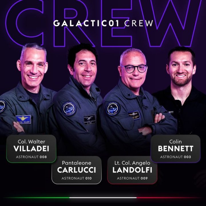 Tripulantes del Galactic 01