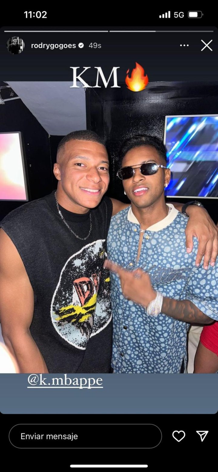 Mbappé y Rodrygo