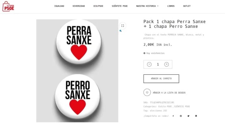 Chapas PSOE