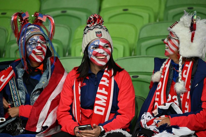 USWNT fans Melbourne