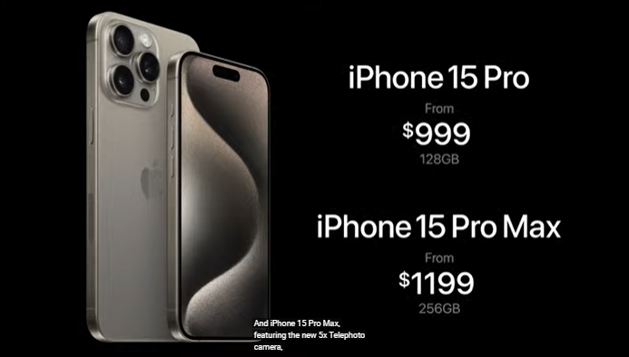 iPhone 15 Pro y el iPhone 15 Pro Max 