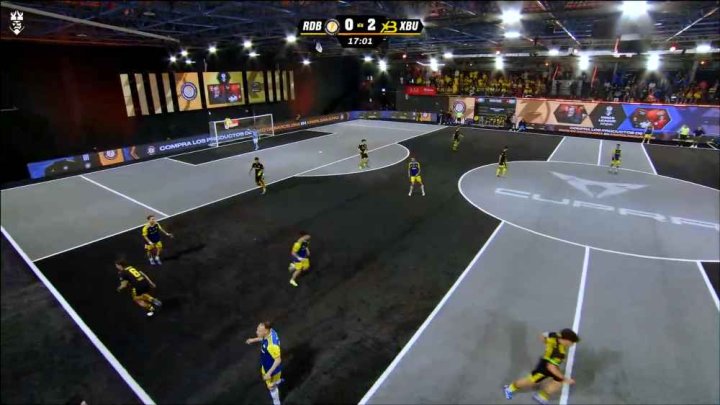 Partido de la tercera jornada de la Kings League entre Rayo de Barcelona y xBuyer Team