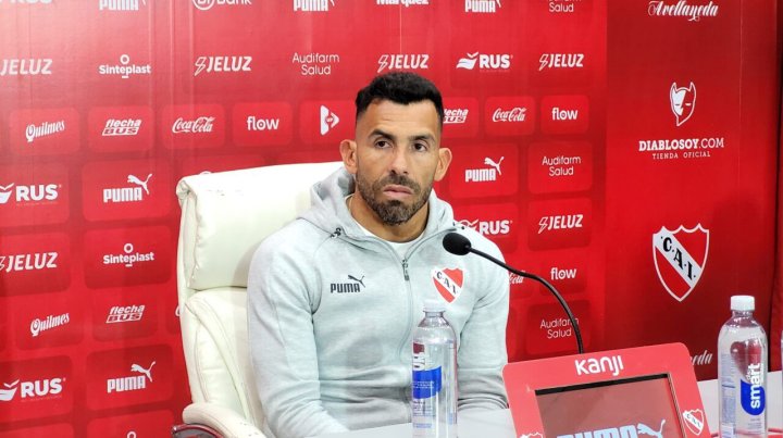Carlos Tévez dejará Independiente tras el partido del domingo