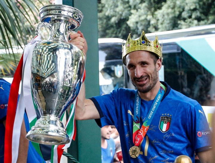 Giorgio Chiellini tras ganar la Eurocopa 2020