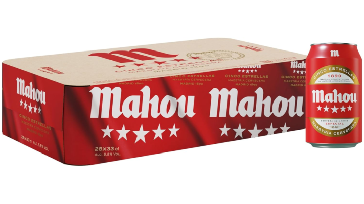 Cerveza Mahou 5 estrellas