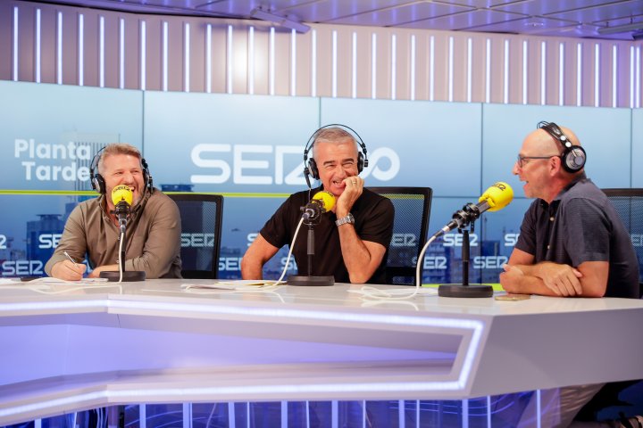 Aimar Bretos, Carles Francino y Jesús Gallego